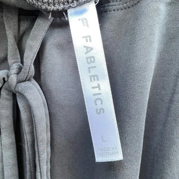 Fabletics Lightweight High Rise Black Jogger  Pants, size L - Picture 5 of 5